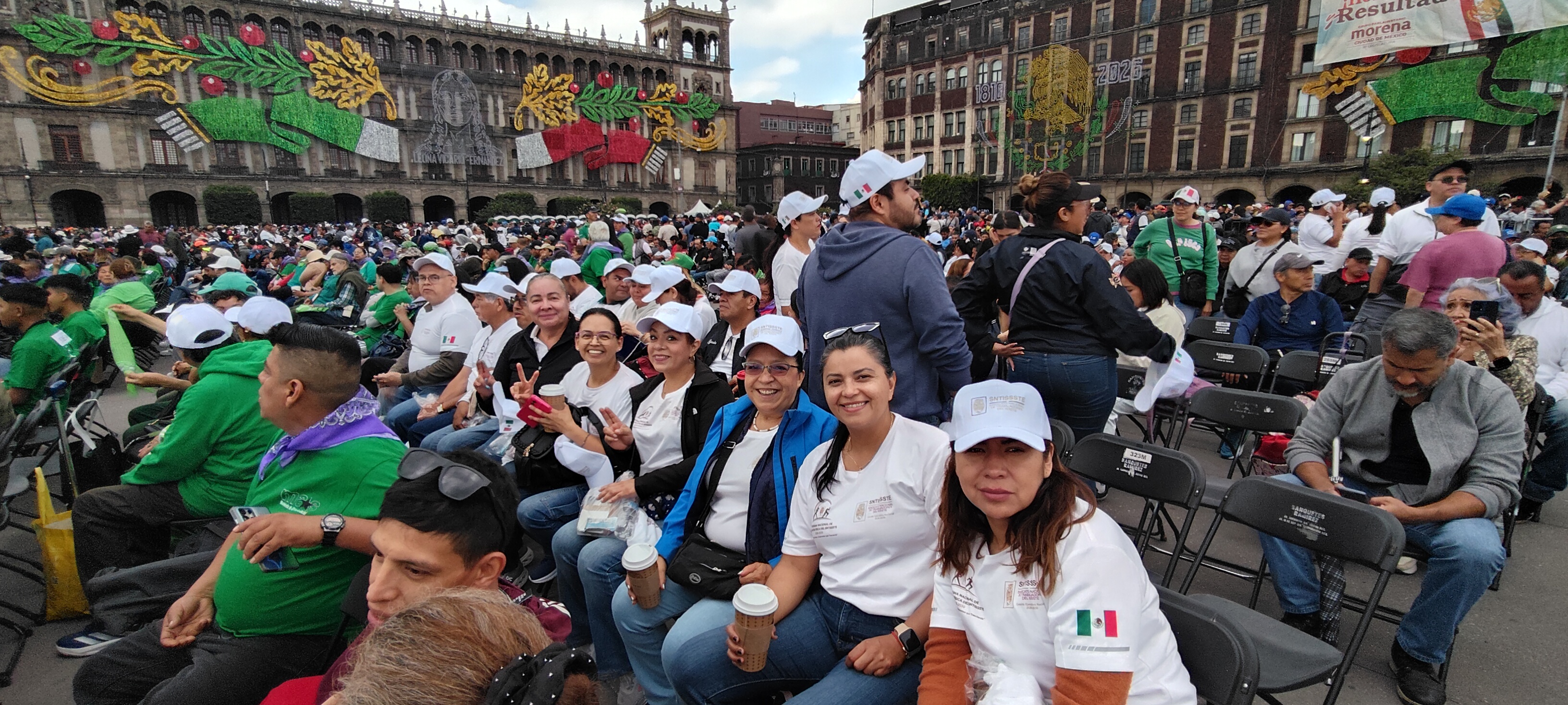 Asamblea informativa de la presidenta Claudia Sheinbaum Pardo en el Zócalo de la Ciudad de México 